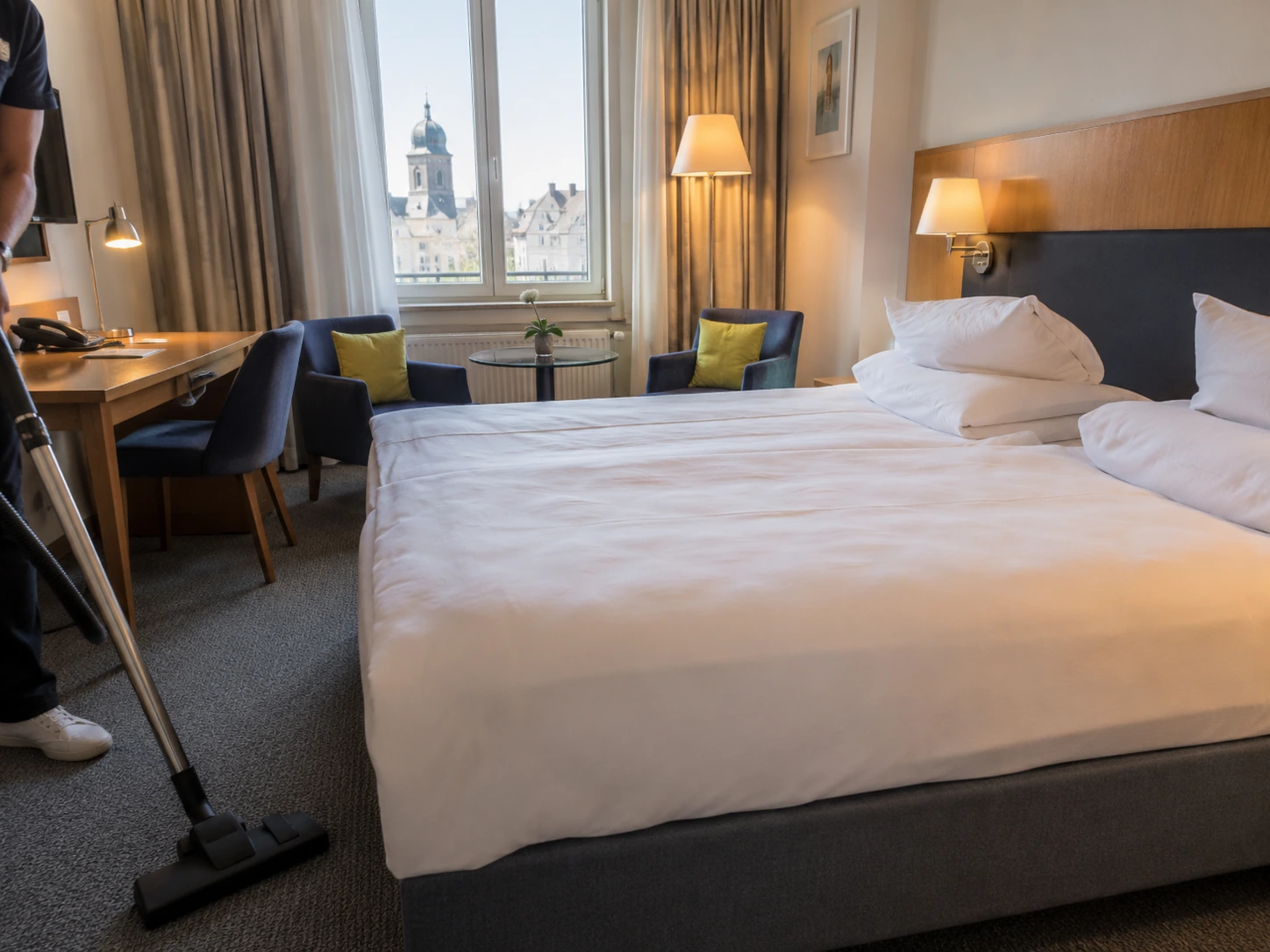 Saubere Hotelzimmer